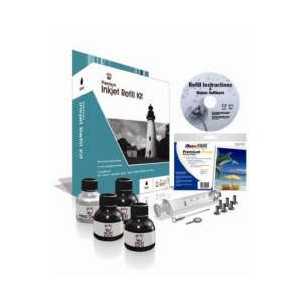 Uni-Kit Black Inkjet Refill Kit - 96ml black ink