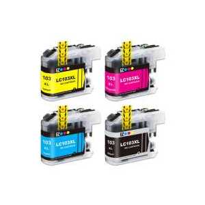 Compatible Brother LC103 XL ink cartridges - High Yield - 4 pack