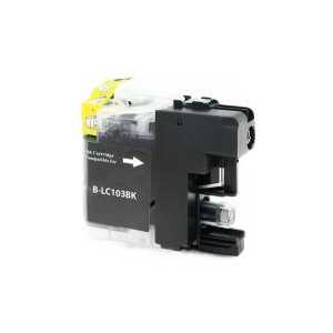 Compatible Brother LC103BK XL Black ink cartridge - High Yield