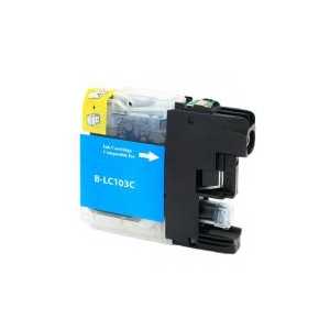 Compatible Brother LC103C XL Cyan ink cartridge - High Yield