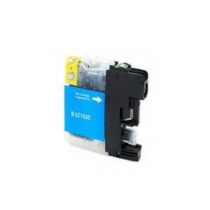 Compatible Brother LC105C XXL Cyan ink cartridge - Super High Yield