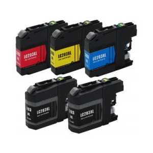 Compatible Brother LC203 XL ink cartridges - High Yield - 5 pack