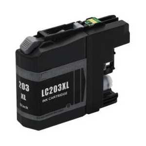 Compatible Brother LC203BK XL Black ink cartridge - High Yield