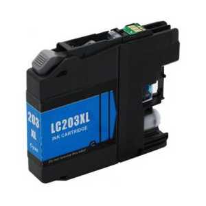 Compatible Brother LC203C XL Cyan ink cartridge - High Yield