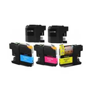 Compatible Brother LC207, LC205 XXL ink cartridges - Super High Yield - 5 pack