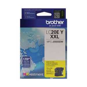 Original Brother LC20EY Yellow ink cartridge - Super High Yield