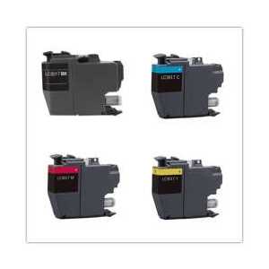 Compatible Brother LC3017 XL ink cartridges - High Yield - 4 pack