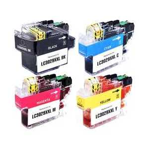 Compatible Brother LC3029 XXL ink cartridges - Super High Yield - 4 pack