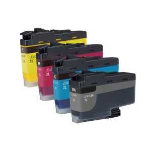 Compatible Brother LC406XL ink cartridges - High Yield - 4 pack