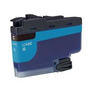 Compatible Brother LC406C XL Cyan ink cartridge - High Yield