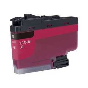 Compatible Brother LC406M XL Magenta ink cartridge - High Yield