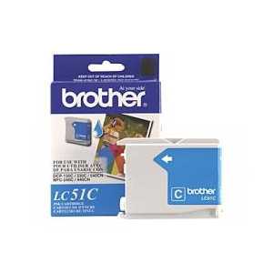 Original Brother LC51C Cyan ink cartridge