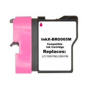 Compatible Brother LC65HYM Magenta ink cartridge - High Yield