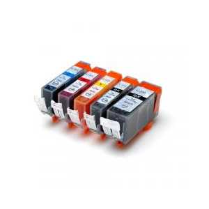 Compatible Canon CLI-221, PGI-220 ink cartridges - 5 pack