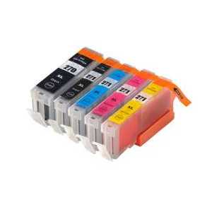 Compatible Canon CLI-271 XL, PGI-270 XL ink cartridges - 5 pack