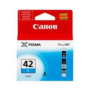 Original Canon CLI-42 Cyan ink cartridge, 6385B002