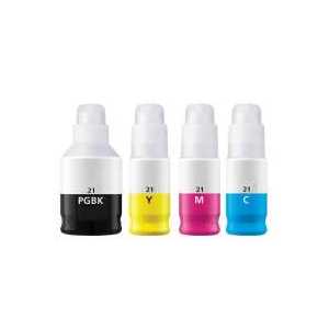 Compatible Canon GI-21 ink bottles - 4 pack