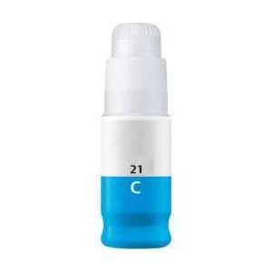 Compatible Canon GI-21C Cyan ink bottle