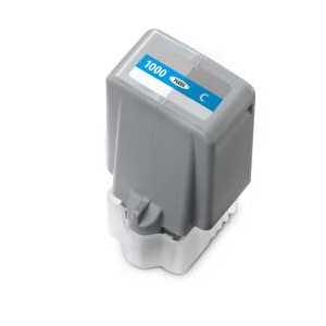 Compatible Canon PFI-1000C Cyan ink cartridge