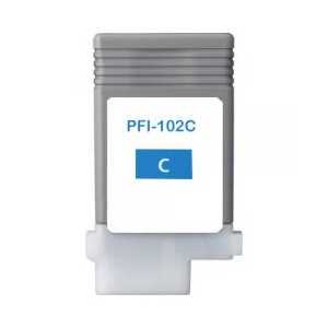 Compatible Canon PFI-102C Cyan ink cartridge