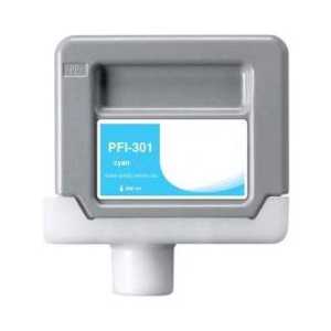 Compatible Canon PFI-301C Cyan ink cartridge