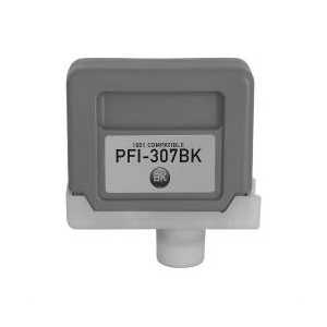 Compatible Canon PFI-307BK Black ink cartridge