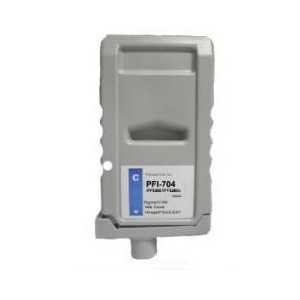 Compatible Canon PFI-704C Cyan ink cartridge