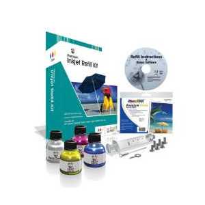 Uni-Kit Color Inkjet Refill Kit - 32ml each cyan, magenta, yellow ink