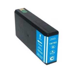 Remanufactured Epson 676XL Cyan ink cartridge, T676XL220 - High Capacity