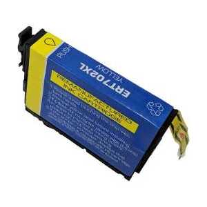 Remanufactured Epson 702XL Yellow ink cartridge, T702XL420 - High Capacity