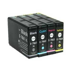 Remanufactured Epson 786XL ink cartridges - High Capacity - 4 pack