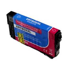 Remanufactured Epson 802XL Magenta ink cartridge, T802XL320 - High Capacity