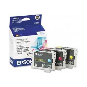 Original Epson 60 ink cartridges, T060520 - 3 pack