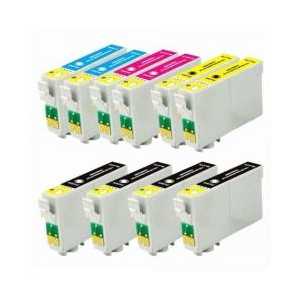 Remanufactured Epson 60 ink cartridges - 10 pack