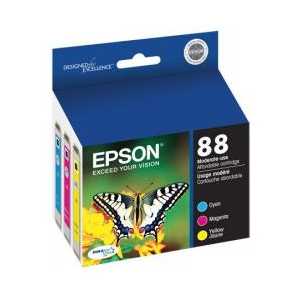 Original Epson 88 ink cartridges, T088520 - 3 pack