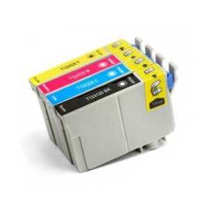 Remanufactured Epson 124 ink cartridges - 4 pack