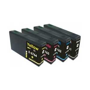 Remanufactured Epson 676XL ink cartridges - High Capacity - 4 pack