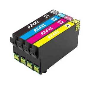 Remanufactured Epson T924XL ink cartridges - High Capacity - 4 pack