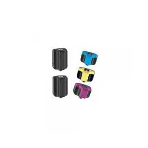 Remanufactured HP 02 ink cartridges - 5 pack