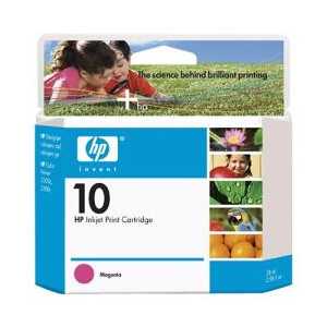 Original HP 10 Magenta ink cartridge, C4843A