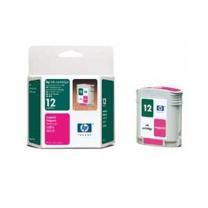 Original HP 12 Magenta ink cartridge, C4805A