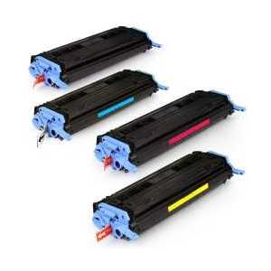 Compatible HP 124A toner cartridges - 4 pack