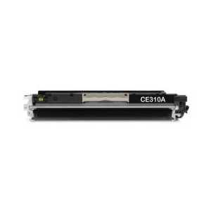 Compatible HP 126A Black toner cartridge, CE310A - 1,200 pages