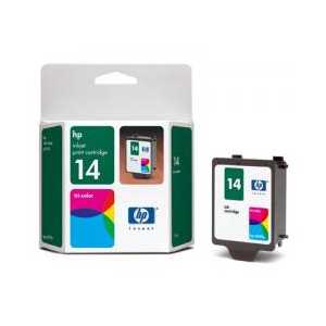 Original HP 14XL Tricolor ink cartridge - High Yield