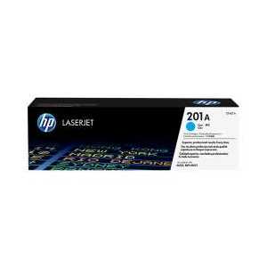 Original HP 201A Cyan toner cartridge, CF401A, 1400 pages