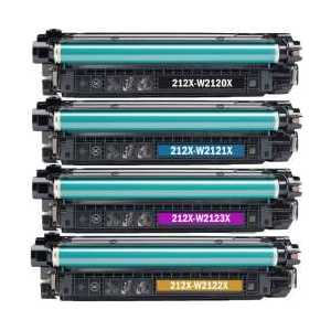 Compatible HP 212X toner cartridges - High Yield - 4 pack