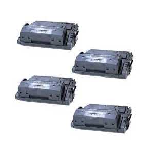 Compatible HP 42A toner cartridges, Q5942A - 4 pack