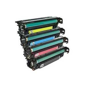 Compatible HP 504X, 504A toner cartridges - High Yield - 4 pack