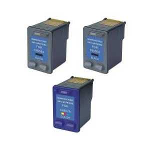 Remanufactured HP 56, 57 ink cartridges - 3 pack