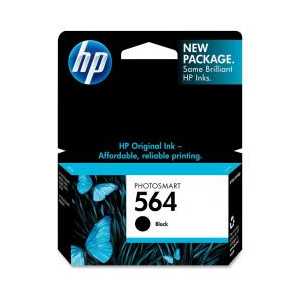 Original HP 564 Black ink cartridge, CB316WN